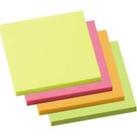 Soennecken sticky note 75x75mm neon colored 4x100 sheets 4 pc./pack.