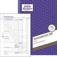 Avery Zweckform cash report 305 DIN A5 50 sheets